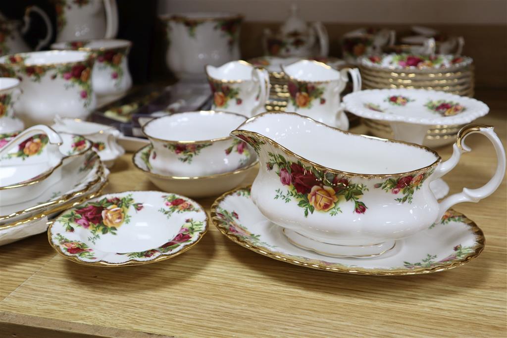A Royal Albert Old Country Roses table ware